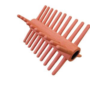 Borstel zacht rood Diameter=110mm